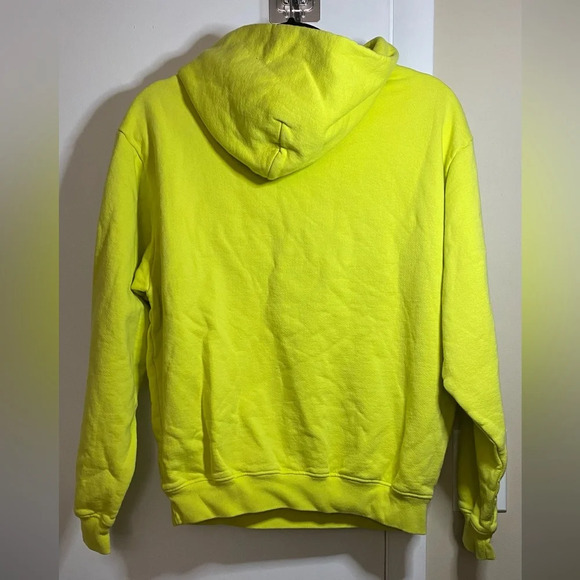 NWOT Harry Styles THE PLEASING x COACHELLA Yellow Green Hoodie Size Small - Picture 3 of 7